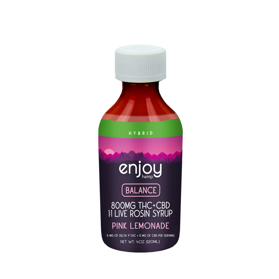 Enjoy Hemp 420mg THC Syrup 6/case