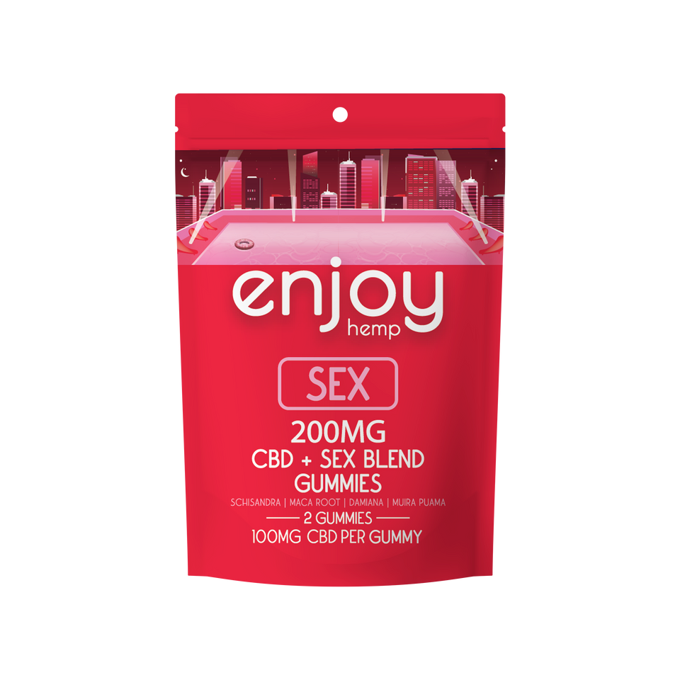 Enjoy Hemp CBD Gummy 2 Packs 10/case