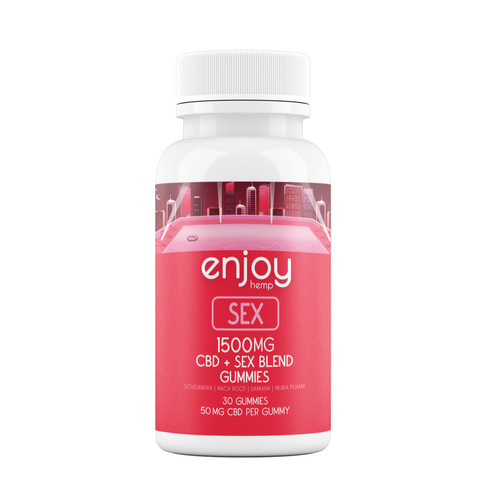 Enjoy Hemp Full Spectrum CBD Gummy Bottles 6/case