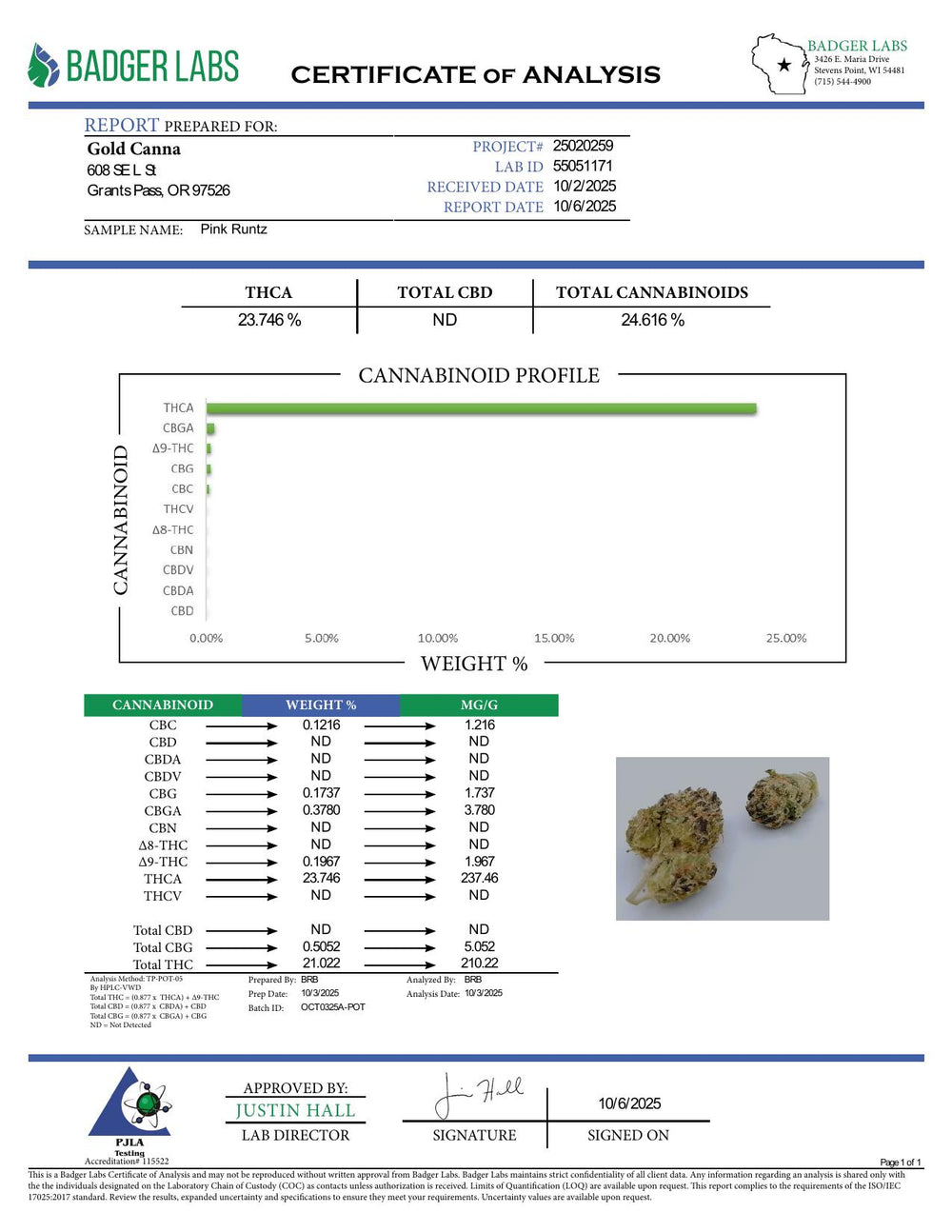 COA PDF (converted to JPEG)