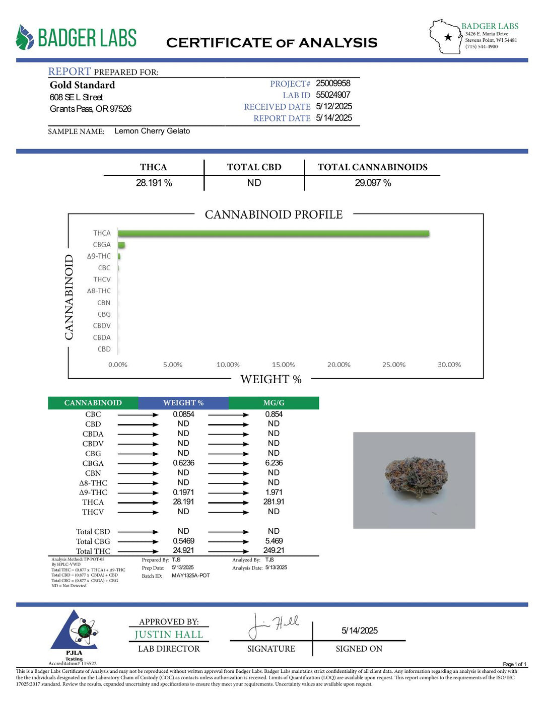 COA PDF (converted to JPEG)