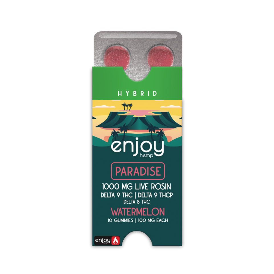Enjoy Hemp THC Blend Gummy Blister Packs 6/case
