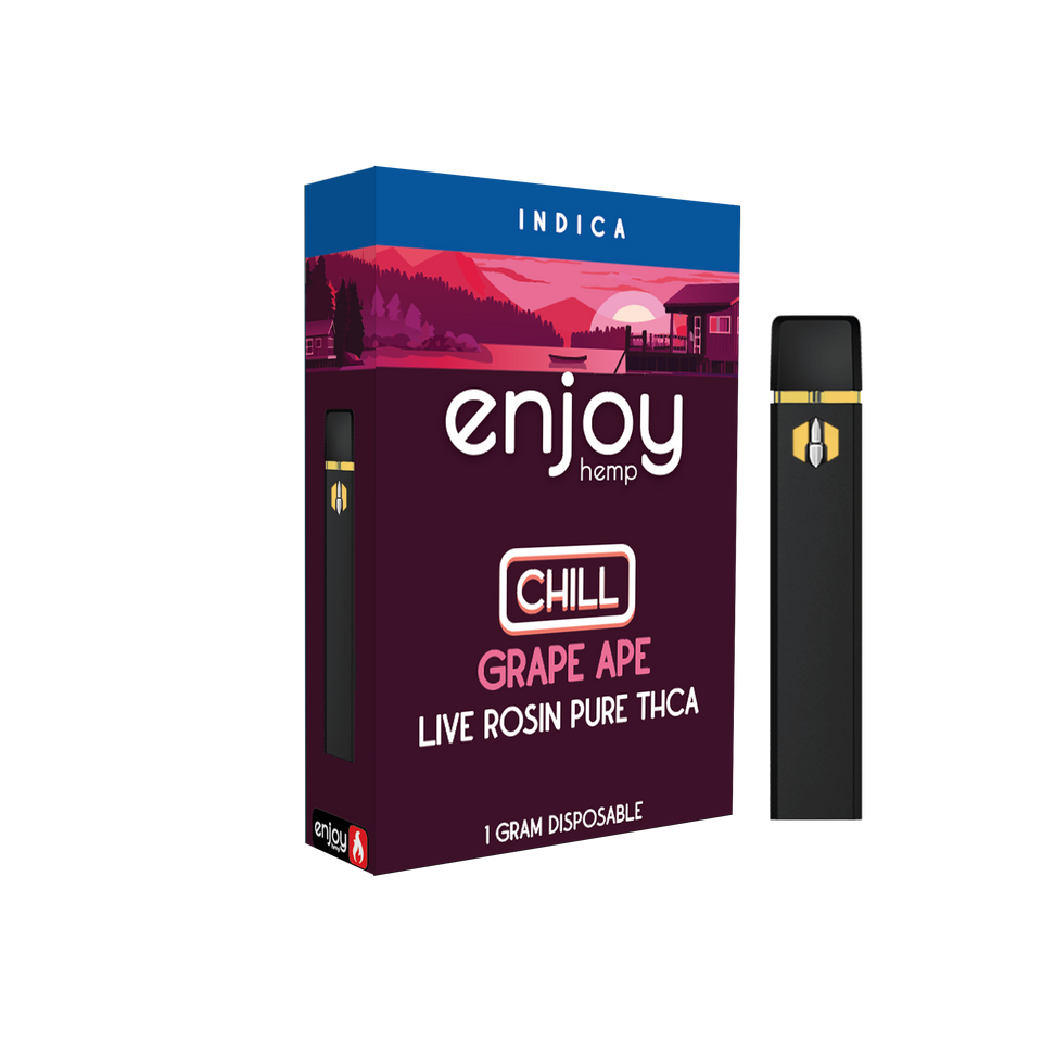 Enjoy Live Rosin Pure THCA Disposable 1g Case/6