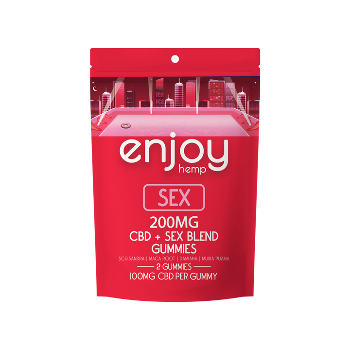 Enjoy Hemp CBD Gummy 2 Packs 10/case
