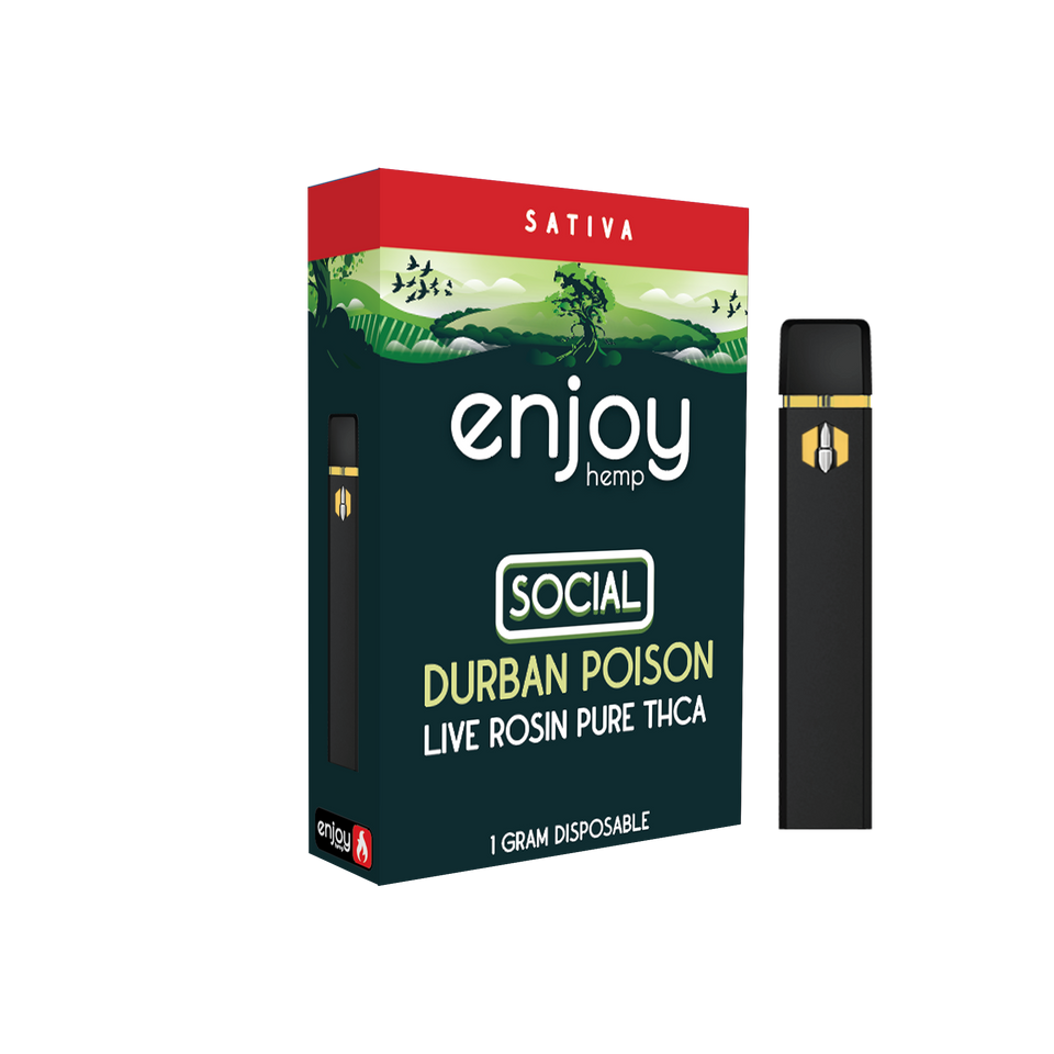 Enjoy Live Rosin Pure THCA Disposable 1g Case/6