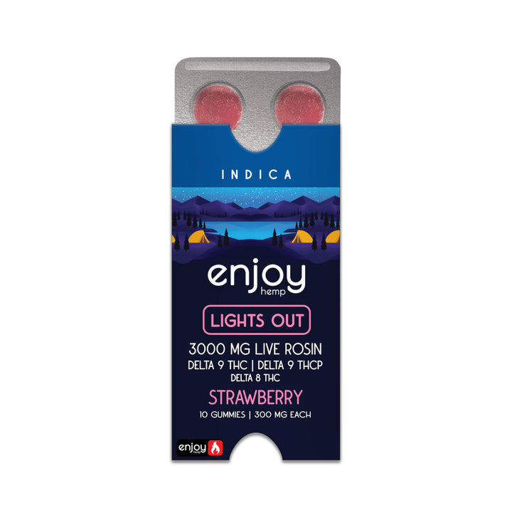 Enjoy Hemp THC Blend Gummy Blister Packs 6/case