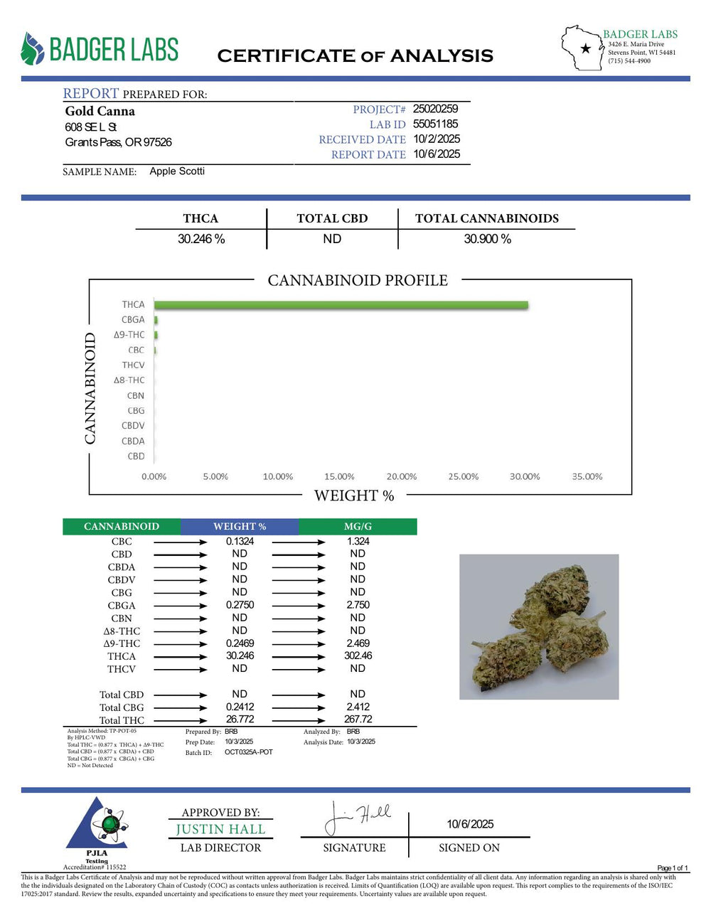 COA PDF (converted to JPEG)