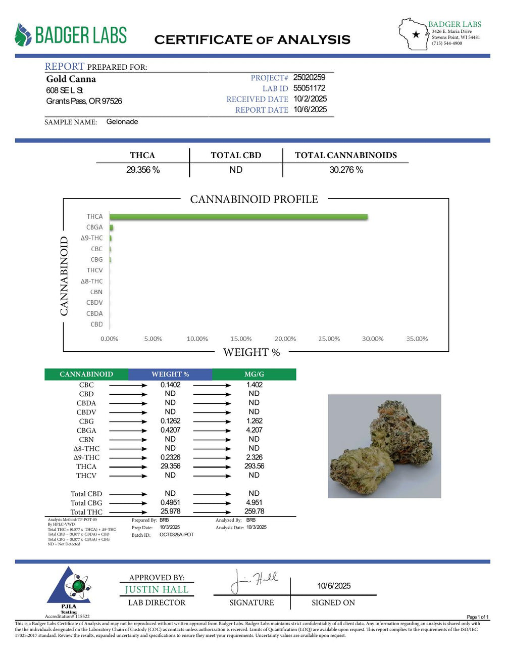 COA PDF (converted to JPEG)