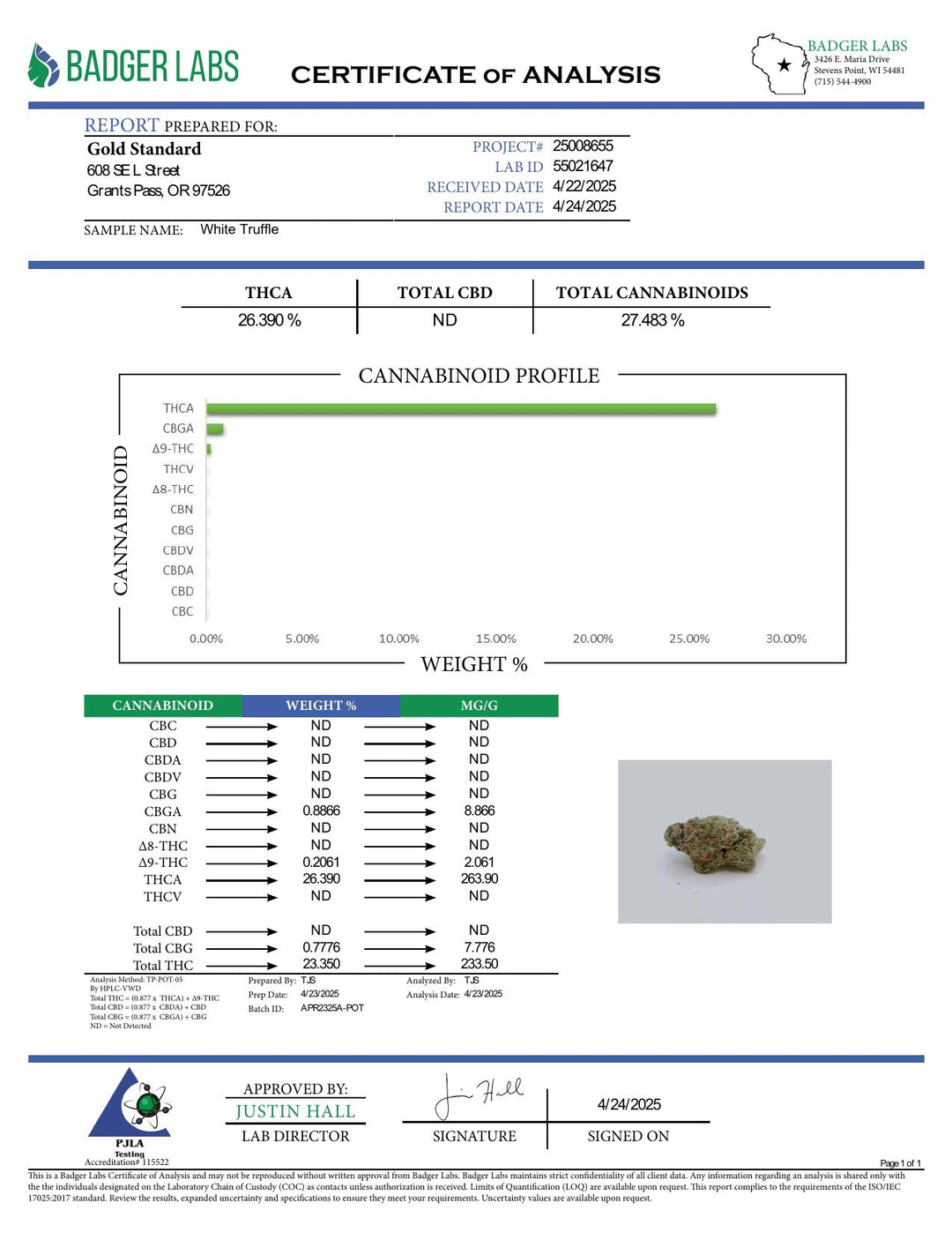 COA PDF (converted to JPEG)