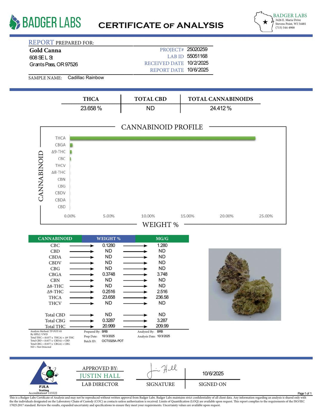 COA PDF (converted to JPEG)