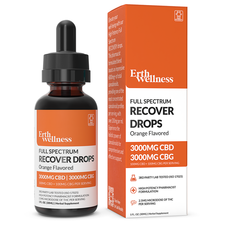 Erth Wellness - High Potency Full Spectrum RECOVER Drops