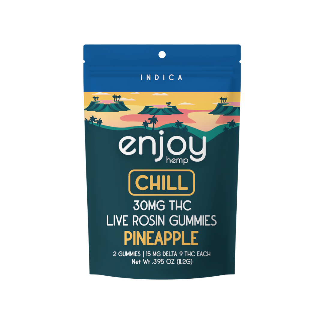 Enjoy Hemp 30mg D9 THC Gummies 2 Pack | 10/case