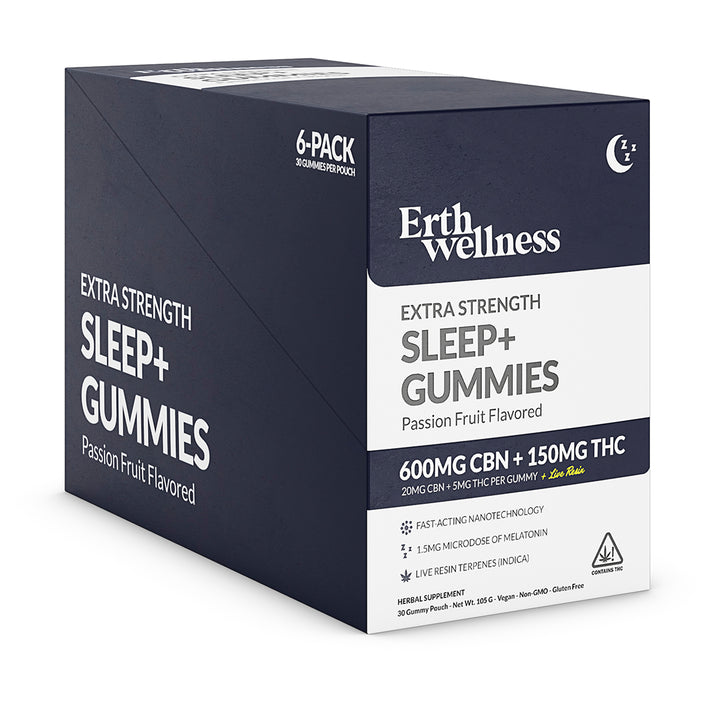 Erth Wellness- SLEEP + Gummies - CBN + THC + Live Resin