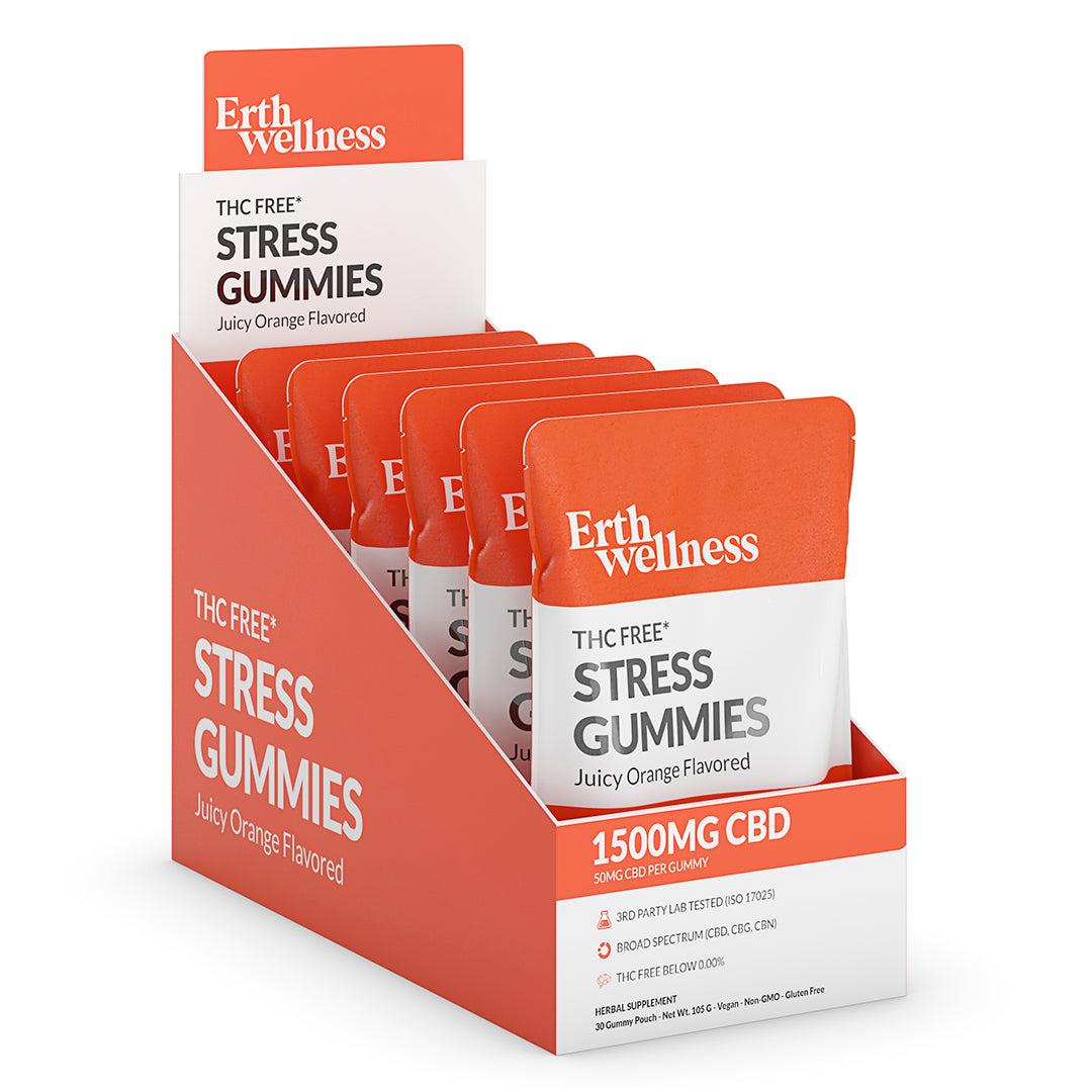 Erth Wellness - THC Free STRESS Gummies