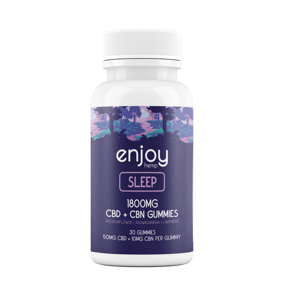 Enjoy Hemp Full Spectrum CBD Gummy Bottles 6/case