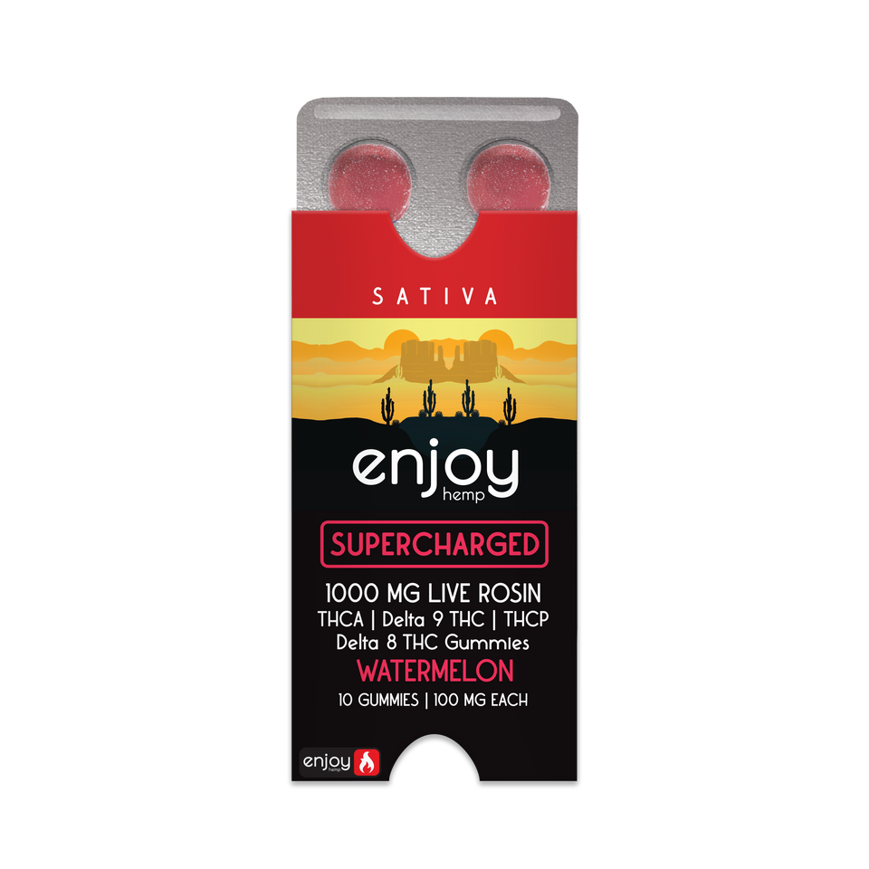 Enjoy Hemp THC Blend Gummy Blister Packs 6/case