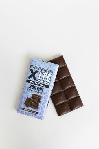 Xite Full Sized THC:CBD Chocolate Bar 8/box